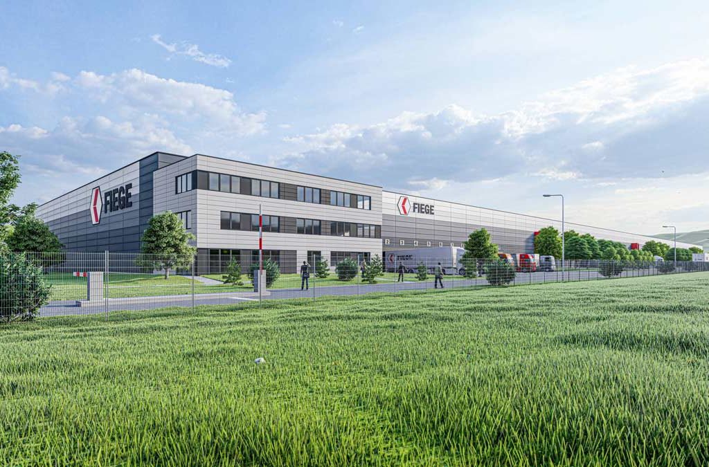 Fiege Logistik Außenansicht Lager