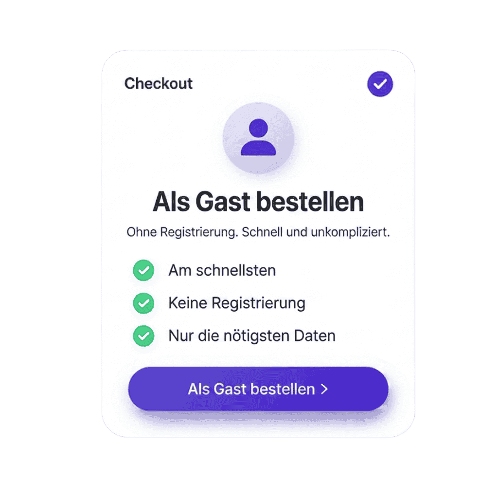 Gast Checkout